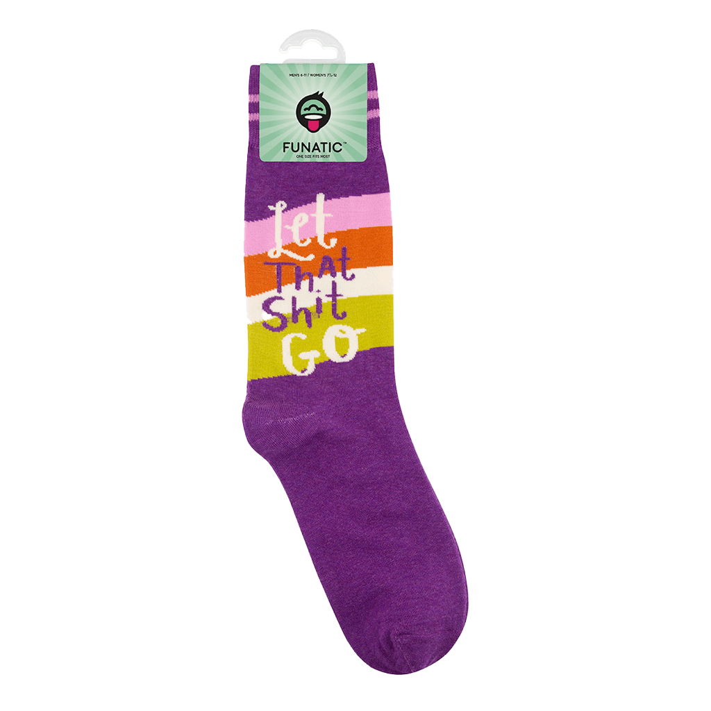 Let That Shit Go Socks | Funny | Funatic - HER Home Design Boutique